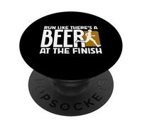 Obiettivo motivazione alla birra - motivazione alla corsa PopSockets PopGrip Adesivo