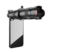 Obiettivo ottico per fotocamera del telefono, teleobiettivo zoom 28X monoculare con mini treppiede selfie per tutti gli smartphone (dimensioni: solo obiettivo 28x) ()