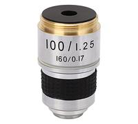 Obiettivo per microscopio, Obiettivo per microscopio acromatico 100X Dimensioni RMS Obiettivo per microscopio Obiettivo 100X professionale resistente alla caduta