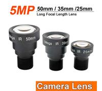 Obiettivo per telecamera CCTV HD 5MP M12 a lunga focale da 25 mm