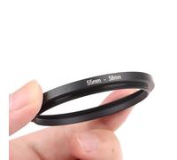 Obiettivo Step Up Down Ring Filter All Camera Set, 37 49 52 55 58 62 67 72 77 82 mm (Size : 55-58mm)