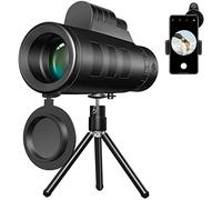 Obiettivo telescopio per telefono Zoom 40X60 per smartphone Telescopio monoculare Scope Camera Escursionismo in campeggio con treppiede con clip per telefono bussola