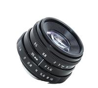 Obiettivo TV da 35 mm F1.6 C Mount Obiettivo CCTV for telecamera CCTV e adattatore con attacco M4/3 / MFT Chiaro e liscio(C M4)
