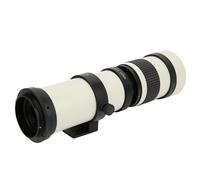 Obiettivo Yusat Focusg 28 × 9 × 9 Bianco 420800 Mm Apertura F 8.316 Teleobiettivo Zoom con Messa a Fuoco Manuale Completa per Fotocamera con Attacco Ef-s Messa a Fuoco Manuale
