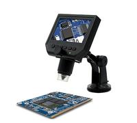Obiettivo zoom, obiettivo varifocale, Microscopio elettronico digitale USB 1-600x Microscopio portatile 4.3 "LCD 3.6MP Fotocamera con lente d'ingrandimento HD for la riparazione a scheda madre Pcb per