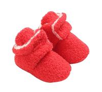 OBiQuzz Baby Snow Infant Shoes Prewalker Boots Booties Toddler Soft First Girls Warming Boys Baby Shoes 6 mesi, Colore: rosso, 20 EU