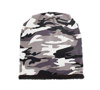 OBiQuzz Cappelli caldi da sci invernali in lana da donna baggy mimetici all'uncinetto da uomo cappellini da baseball 47 Cap da uomo, bianco, Taglia unica