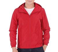 OBiQuzz Felpa da uomo con cappuccio, taglie forti, giacca da allenamento, a maniche lunghe, con cappuccio, tinta unita, casual, vestibilità normale, softshell invernale, adolescente, uomo, RD1, XXXXL