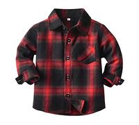 OBiQuzz Giacca invernale da ragazzo, giacca invernale a quadri, leggera, per le attività all'aria aperta, traspirante, per il tempo libero, morbida, per il tempo libero, classica e comoda, Colore