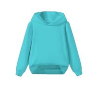OBiQuzz Maglione da ragazzo e grande Children's Autumn Solid Color Felpa con cappuccio, Blu, 6-7 Jahre