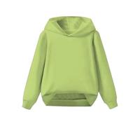 OBiQuzz Maglione da ragazzo e grande Children's Autumn Solid Color Felpa con cappuccio, verde, 9-10 Jahre