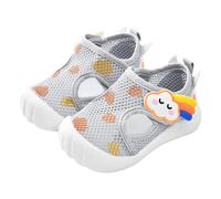 OBiQuzz Scarpe per bambini 0 3 vecchie scarpe per bambini indoor antiscivolo sottili scarpe per bambini in rete con suola morbida scarpe 24, grigio., 20 EU