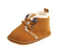 OBiQuzz Spring and Summer Boys and Girls Toddlers Cute Frog Soft Bottom Light Traspirante e Confortevole Scarpe Baby Battesimo, marrone, 22 EU