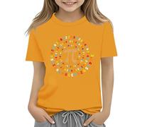 OBiQuzz Top Teenie Day Math Kids T Shirt Number Day 2025 School Math Day Top Number Day T Shirts Math Lovers Pulli Bambini, giallo., 12-13 Jahre