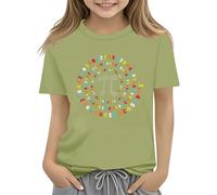 OBiQuzz Top Teenie Day Math Kids T Shirt Number Day 2025 School Math Day Top Number Day T Shirts Math Lovers Pulli Bambini, Ag., 10-11Years