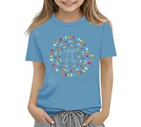 OBiQuzz Top Teenie Day Math Kids T Shirt Number Day 2025 School Math Day Top Number Day T Shirts Math Lovers Pulli Bambini, Azzurro, 6-7 Jahre