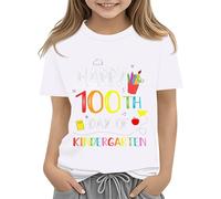 OBiQuzz Vestito Anime Girl Summer Clothes First Day of School Shirt In My Pre School Shirt Toddler Kindergarten Shirts S Girls Blusa 140, bianco, 8-9 Jahre