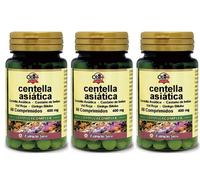 Obire Centella asiatica, 60 cps (3 barattoli) Centella Ginkgo Biloba Ippocastano