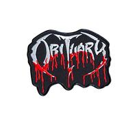 Obituary (Death Metal)2 ricamati ferro da stiro su applique souvenir accessorio