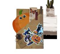 objbhuely Appuntamento con un libro, appuntamento al buio con un libro forniture Halloween - Biglietto di apprezzamento fatto a mano per insegnante della biblioteca per calza Stuffers