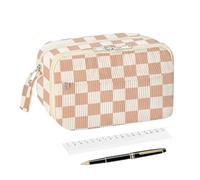 objbhuely Astuccio | Grande capacità | Astuccio portatile per articoli da toeletta per scrivania, ufficio, aula, università, lezioni d'arte, riunioni di lavoro, viaggiatori, insegnanti, diari e