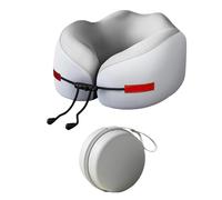 objbhuely da viaggio per aerei, comodo per il collo, in memory foam, con scatola portaoggetti, per dormire sonnellini, bambini, adulti, lavoro, lungo volo, , auto, viaggi su
