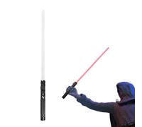 objbhuely Ghetta in metallo RGB a 7 colori, LED RGB Duello, 7 colori e suoni modificabili | Heroes Movies Cosplay Photo Video Puntelli per bambini e adulti