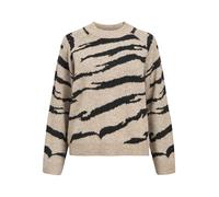 Object Objdiana LS Re O-Neck Knit Noos, Morel, L Donna