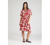 OBJECT Abito camicia 'OBJJacira' crema / rosso scuro, Taglia 36