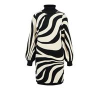 OBJECT Abito in maglia 'OBJRay' nero / bianco lana Donna OBJECT S nero / bianco lana