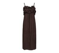OBJECT Abito 'OBJLyne' marrone scuro Donna - Abbigliamento - Taglie comode - Abiti - Abiti camicia OBJECT 36