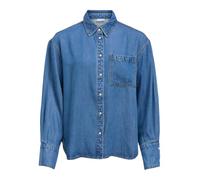 Object Camicia da Donna in Jeans con Tasche, Denim Blu Medio 1, 46
