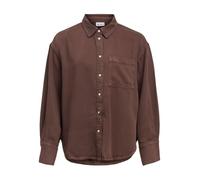 Object Camicia da Donna in Jeans con Tasche, Marrone (Seal Brown1), 44