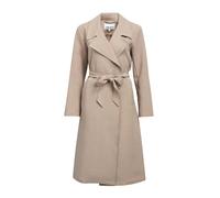 Object - Trench sartoriale leggero allacciato in vita color tortora-Neutro 40