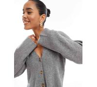 Object - Cardigan grigio in maglia con bottoni 46-48