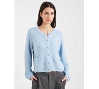 Object - Cardigan in maglia blu acqua vestibilità ampia con tasche 40-42