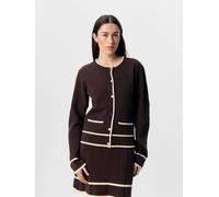 OBJECT Giacchetta 'OBJThess' crema / marrone, Taglia XS