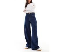 Object - Jeans a fondo ampio lavaggio scuro-Blu 40-42