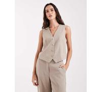 Object - Mix & Match - Gilet sartoriale color tortora in coordinato-Neutro 44