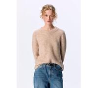 OBJECT - Objabby Ls Re O-Neck Knit Noos Beige - Abbigliamento XS Beige