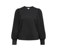 Object Objandrea Re L/S O-Neck Top Noos, Nero, S Donna
