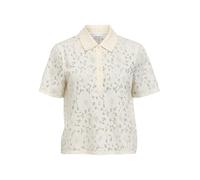 Object Objbianca S/S Lo Polo Top Noos, Sabbia Bianca, M Donna