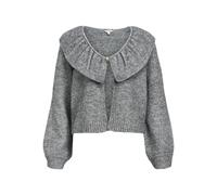 Object Objdenisi L/S Lo Knit Cardigan Noos, Melange Grigio Medio, M Donna