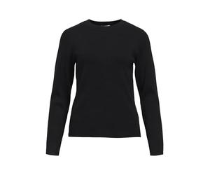 Object Objester SLI L/S Knit Pullover Noos, Nero, S Donna