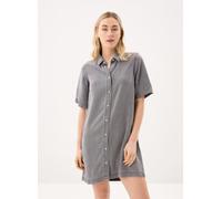 OBJECT - OBJFRAME 2/4 RE DENIM DRESS NOOS Grigio - Abbigliamento L Grigio