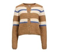 Object Objgalia L/S Re Knit Cardigan Noos, Tannin, XS Donna