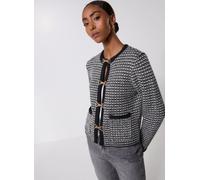 OBJECT - Objheli L/S Re Knit Cardigan 141 Nero - Abbigliamento XL Nero