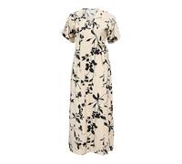 Object Jacira Short Sleeve Long Dress Beige 34 Donna