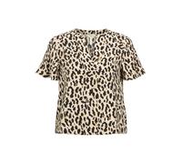 Object Objkarina S/S Re V-Neck Top Noos, Conchiglia, 42