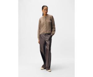 OBJECT - Objmelba Lisa Wide Coated Pant Noos Marrone - Abbigliamento 38 Marrone